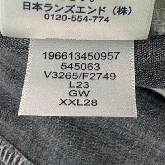 Lands End Pull On Pants Womens XXL 44 46 Blue Elastic Waist Casual Pockets - Picture 8 of 13